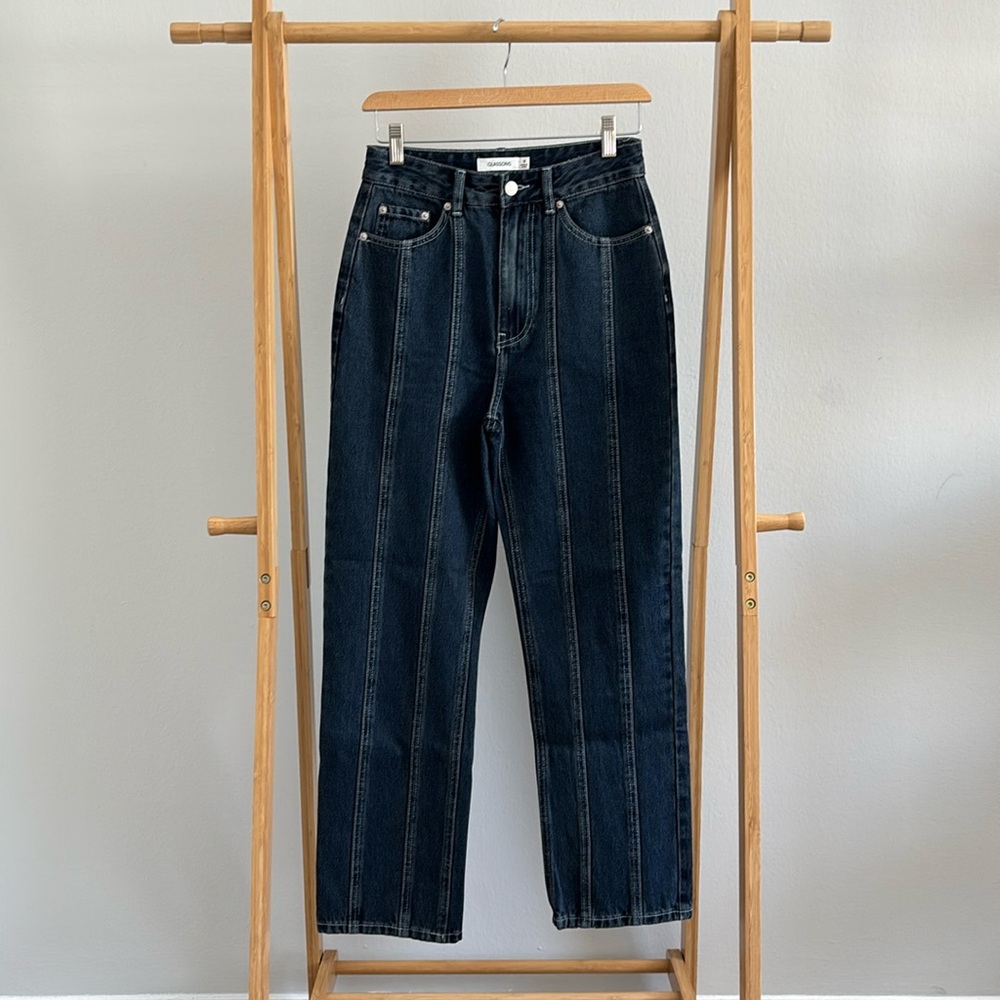 Glassons Chain-Stitched Statement Jeans - Picture 2 of 9